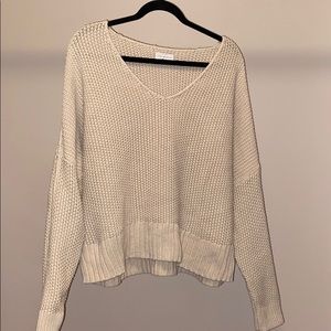 Lucky Brand Knit Cream Sweater